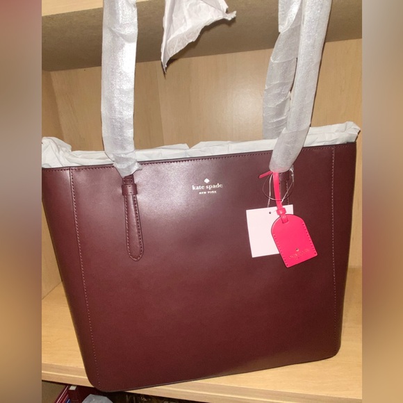 NWT Kate Spade Tote Cherrywood WKR00525 - Picture 1 of 9